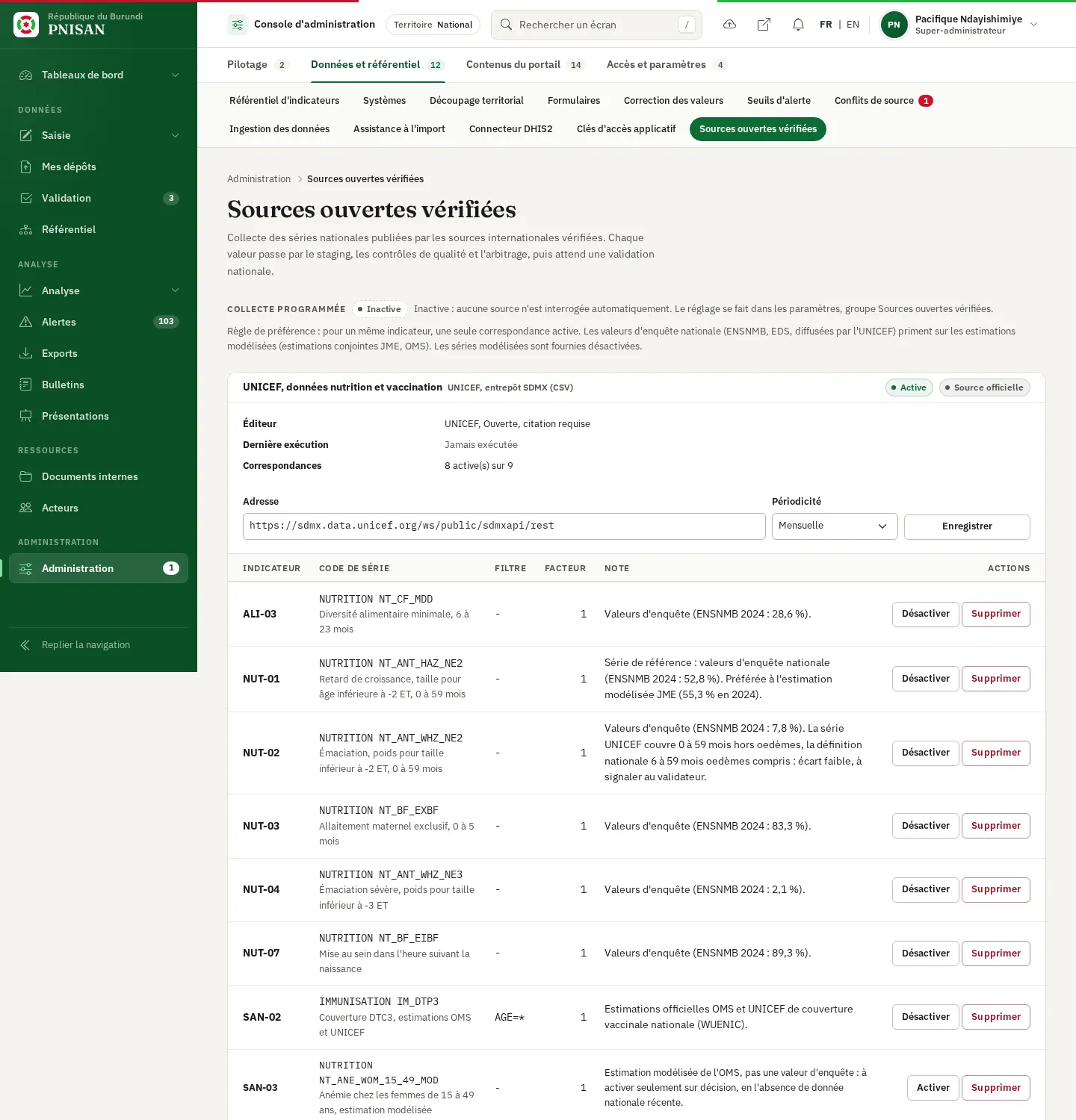 Sources ouvertes vérifiées : collecte programmée et sources